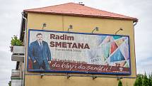 Billboard na senátní volby v roce 2020 - Radim Smetana (ČSSD), září 2020 v Ostravě.