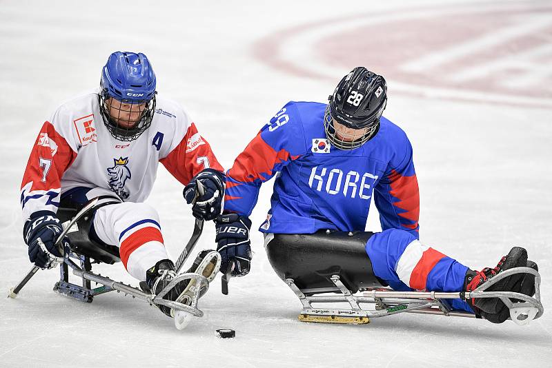 MS v para hokeji - zápas Korea - Česká republika, 19. června 2021 v Ostravě.