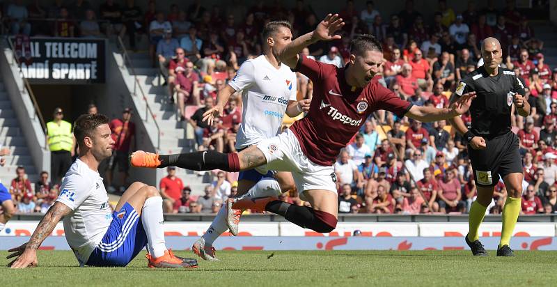 Utkání 6. kola první fotbalové ligy FORTUNA:LIGA, AC Sparta Praha - FC Baník Ostrava, 18. srpna 2019 v Praze.