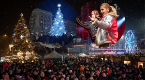 O víkendu rozsvítili vánoční strom v Ostravě-Porubě a v Ostravě-Jihu i se zpěvačkou Darou Rolinc.