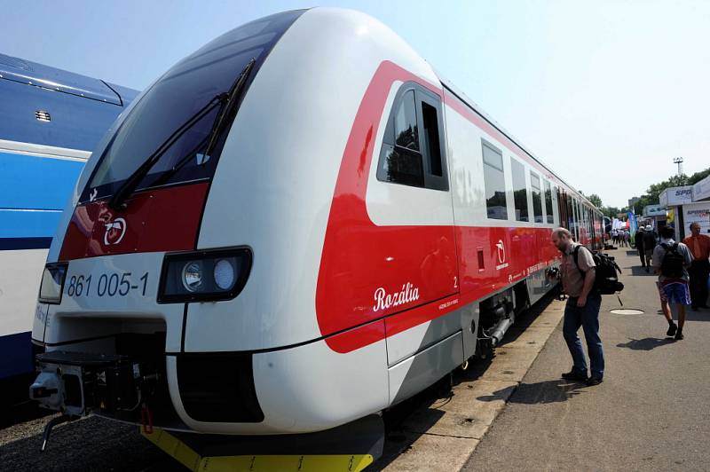 Mezinárodní veletrh drážní techniky Czech Raildays v Ostravě. 