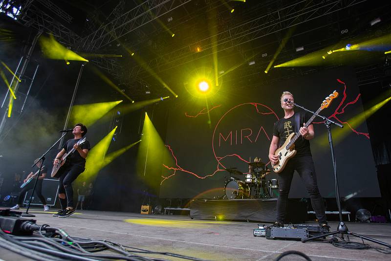Z vystoupení kapely Mirai na loňském festivalu Colours of Ostrava.