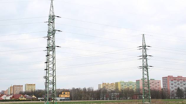 Pole mezi Svinovem a Porubou připravené k zástavbě.