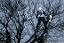 Skokan na lyžích Filip Sakala, který bude reprezentovat na olympiádě v Pekingu (3. 2. 2022).
