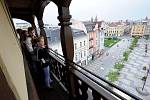 Návštěvníci muzea měli možnost si prohlédnout Ostravu z radniční věže Staré radnice.