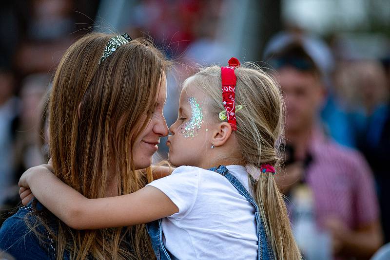 Hudební festival Colours of Ostrava 2019 v Dolní oblasti Vítkovice, 18. července 2019 v Ostravě.