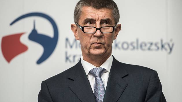 Andrej Babiš na výjezdním zasedání vlády v Ostravě.  