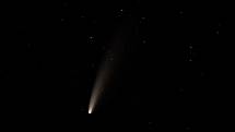 Kometa Neowise nad Křelovem z 14. července 2020