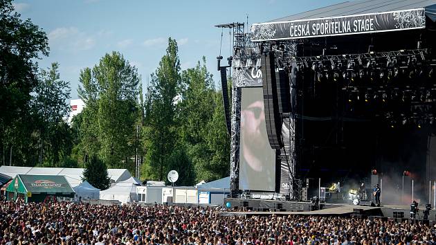 Hudební festival Colours of Ostrava 2019 v Dolní oblasti Vítkovice, 18. července 2019 v Ostravě.