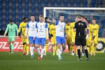 Utkání 21. kola první fotbalové ligy: Baník Ostrava - FK Teplice, 12. února 2022 v Ostravě. (střed) Jiří Fleišman z Ostravy.