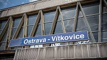 Vítkovické nádraží v Ostravě.