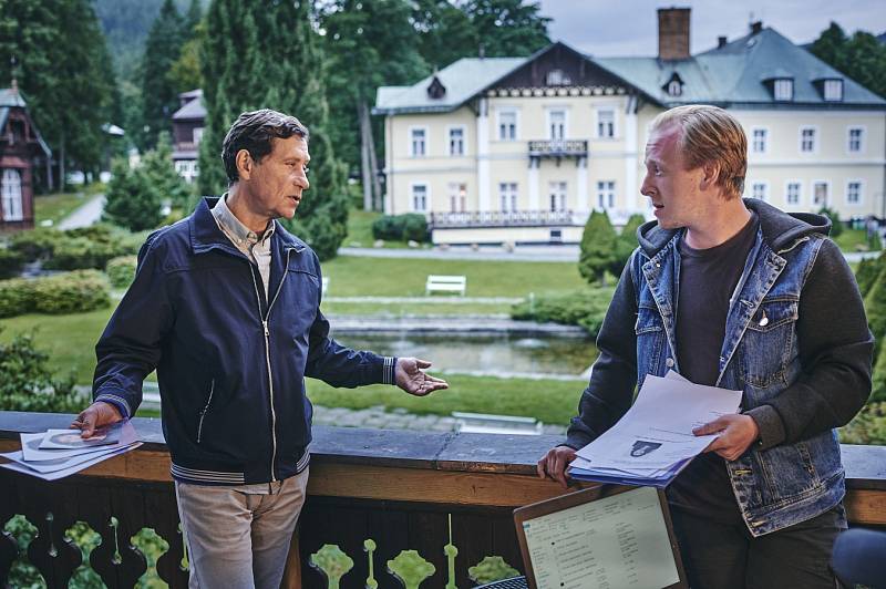 Natáčení 9. dílu krimiserálu Místo zločinu Ostrava v Karlově Studánce.