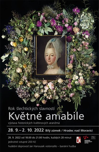 Květinové amabile - plakát k akci