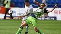 Nadstavba první fotbalové ligy, kvalifikační utkání o Evropskou ligu: FC Baník Ostrava - FK Mladá Boleslav, 1. června 2019 v Ostravě. Na snímku (zleva) Martin Fillo a Marek Matějovský.