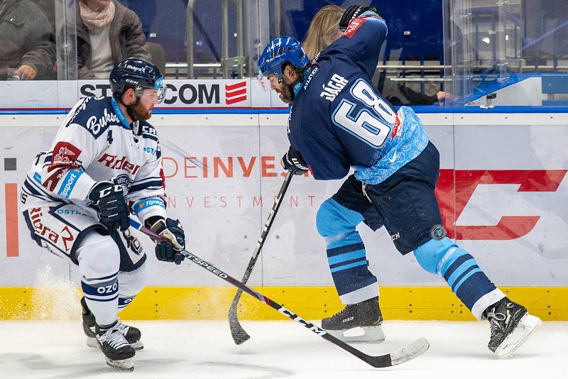 Jaromír Jágr na snímku z utkání 17. kola hokejové extraligy: HC Vítkovice Ridera - Rytíři Kladno, 3. listopadu 2019 v Ostravě.