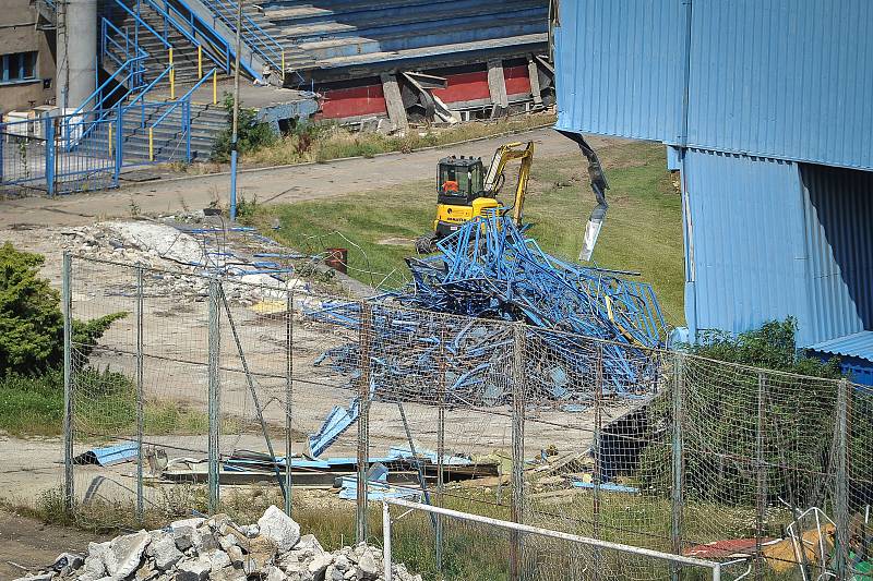 Demolice Bazalů, 15. července 2018 v Ostravě.