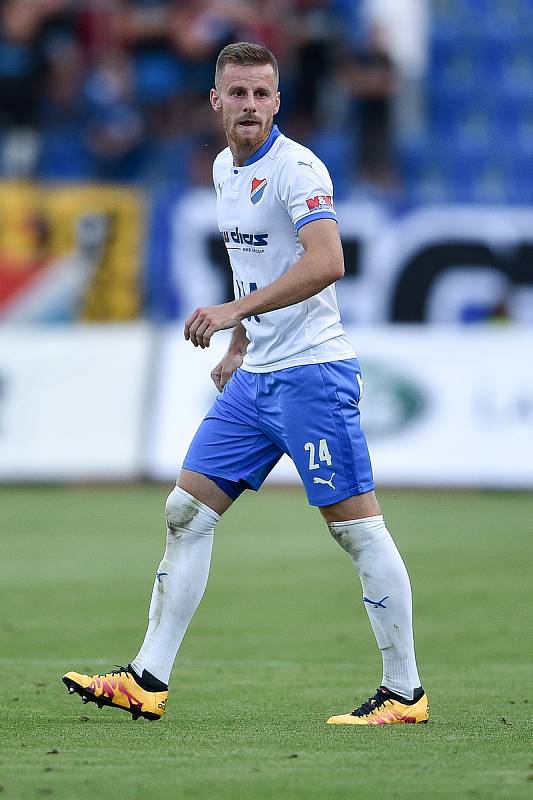 Utkání 2. kola první fotbalové ligy: FC Baník Ostrava - SK Dynamo České Budějovice, 28. srpna 2020 v Ostravě. Jan Juroška z Ostravy.