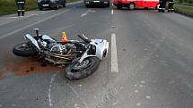 Nehoda v Hrádku skončila smrtí motorkáře