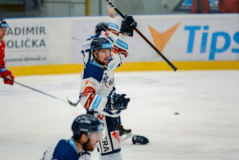 Olomoučtí hokejisté v 51. kole hostili hráče Vítkovic.