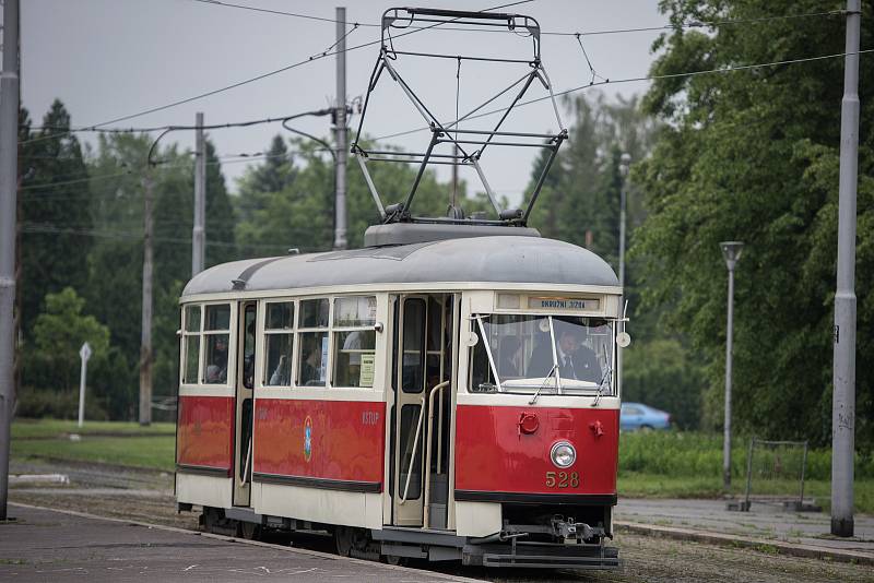 Projížďky historickými vozidly 19. května 2018 v Ostravě.