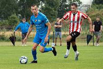 Cracovia Krakow - FC Baník Ostrava 0:1 (příprava v Polsku, 5. 7. 2023). U míče Daniel Tetour.