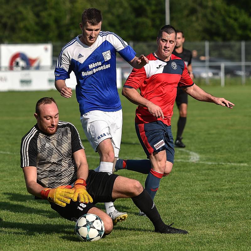 Fotbal, MOL CUP: Hlubina - Dolní Benešov, 14. sprna 2019 v Ostravě.