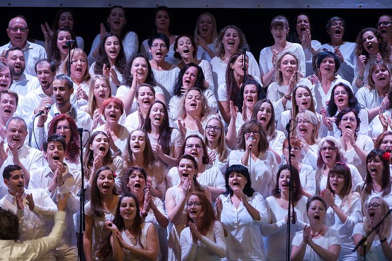 Ostrava zpívá gospel v multifunkční aule Gong v Dolní oblasti Vítkovice.