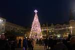 Vánoční trhy, Masarykovo náměstí, atmosféra, Ostrava, 3. prosince 2022.
