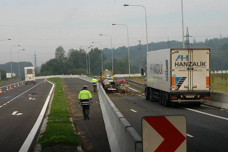 Tragická nehoda na D1 v Ostravě