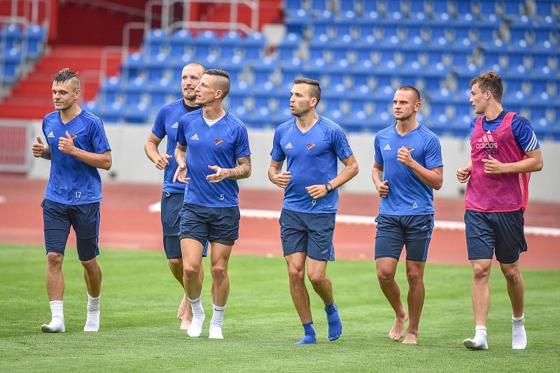 Fotbalisté Baníku zahájili letní přípravu, pondělí 18. června 2018 v Ostravě.