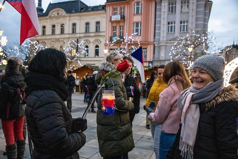 Vánoční trhy na Masarykově náměstí, 28. listopadu v Ostravě.