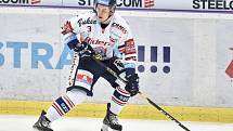 Utkání 32. kola hokejové extraligy: HC Vítkovice Ridera - PSG Berani Zlín, 4. ledna 2019 v Ostravě. Na snímku Daniel Krenželok.