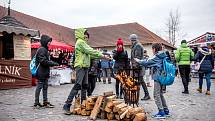 Vánoce na Slezskoostravském hradě, 15.prosince 2018 v Ostravě.