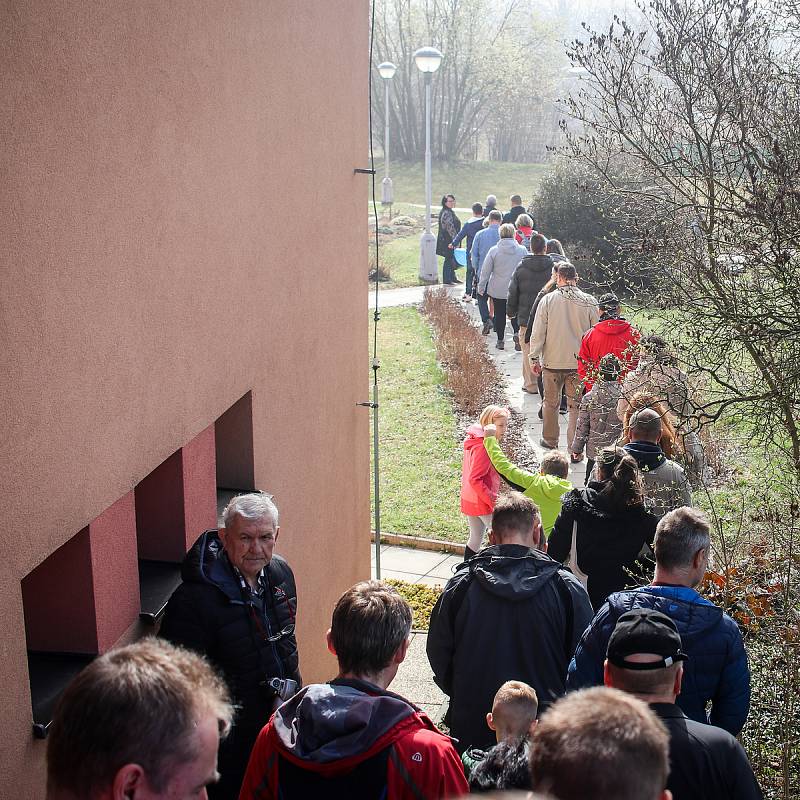 Den otevřených dveří v Ostravské pobočce Českého hydrometeorologického ústavu (ČHMÚ), 23. března v Ostravě-Porubě.