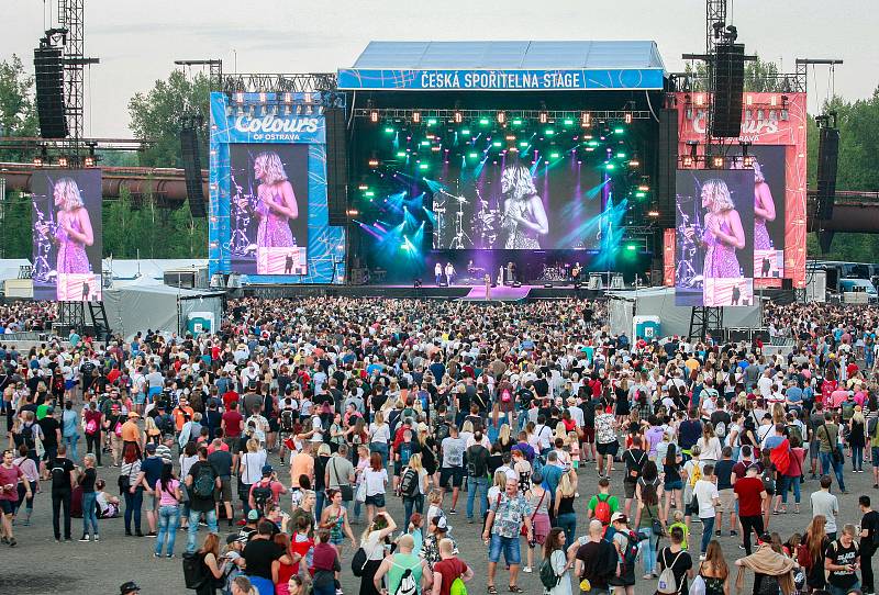 Colours of Ostrava 2018 v Dolních Vítkovicích, pátek 20. července 2018.