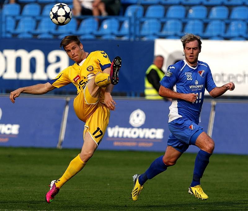 Snímky z utkání FC Baník - FC Vysočina Jihlava.