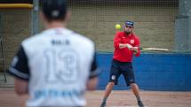 Arrows Fest 2018 v Ostravě-Porubě nabídl exhibiční zápas hokejistů Vítkovic, baseballistů Arrows Ostrava a amerických fotbalistů Steelers Ostrava.