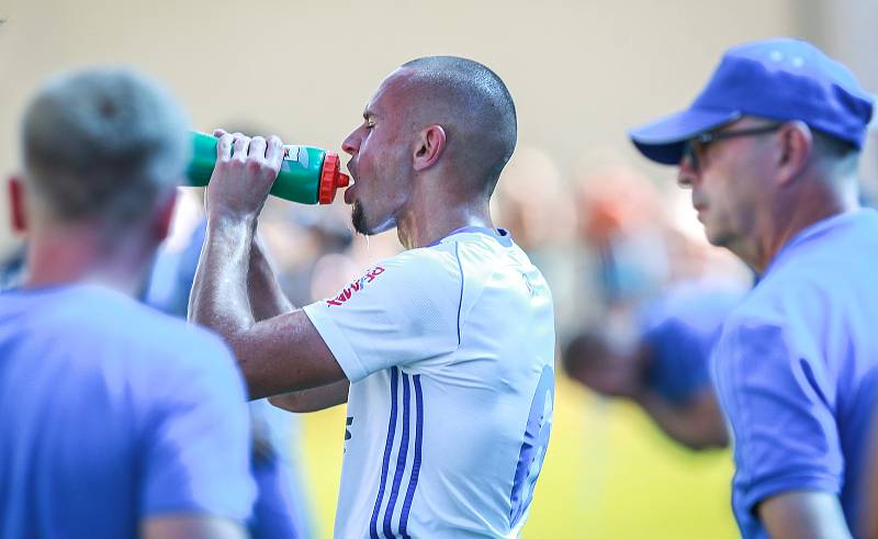 Fotbal - připrava - Prostějov - FC Baník OstravaNa fotografii Denis Granečný