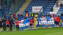 Fotbalisté Baníku Ostrava v neděli hráli v Liberci. 2. poločas.