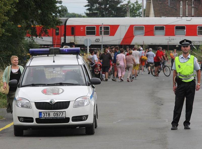 Záběry z místa železničního neštěstí ve Studénce