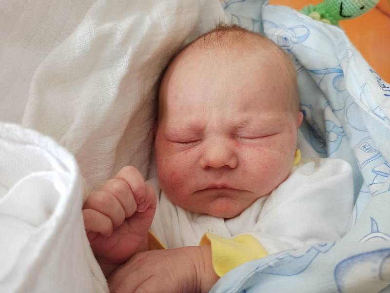 Jan Hrůza, Třinec, narozen 21. května 2022 v Třinci, míra 51 cm, váha 3560 g. Foto: Gabriela Hýblová
