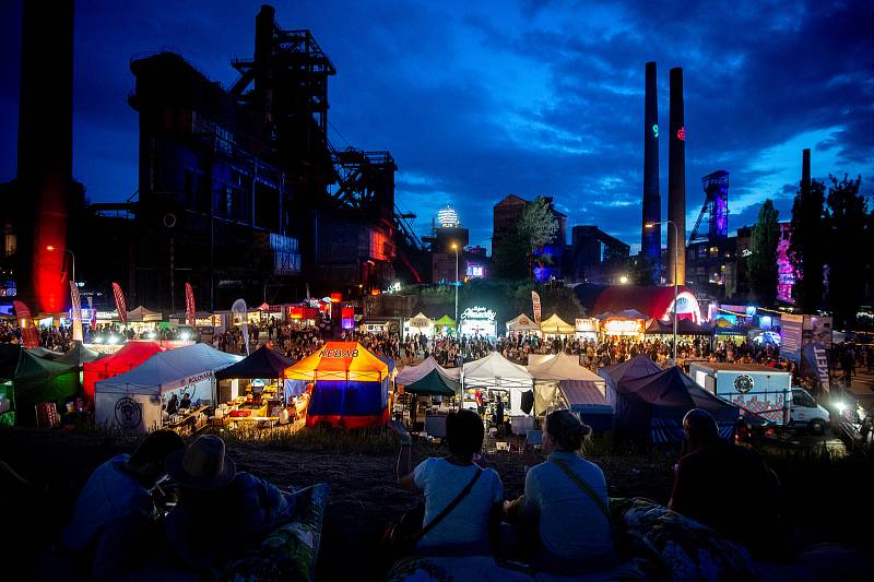 Hudební festival Colours of Ostrava 2019 v Dolní oblasti Vítkovice, 17. července 2019 v Ostravě.