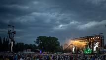 Hudební festival Colours of Ostrava v Dolní oblasti Vítkovice, 14. července 2022, Ostrava.