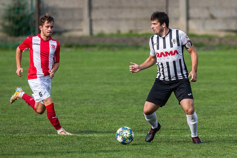 Fotbal, Slovan Ostrava - Malé Hoštice, 24. srpna 2019 v Ostravě.