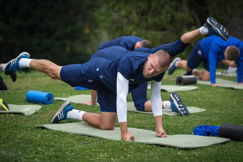 Příprava Baníku v Beskydech. Snímek z 5. září 2018 na Čeladné.