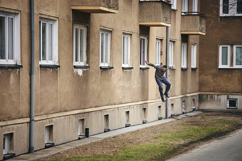 Snímek z natáčení třetího dílu seriálu Místo zločinu Ostrava.