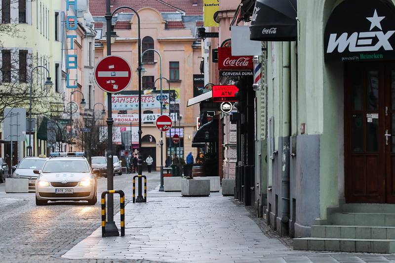 Stodolní ulice v centru Ostravy, 29. prosince 2018.