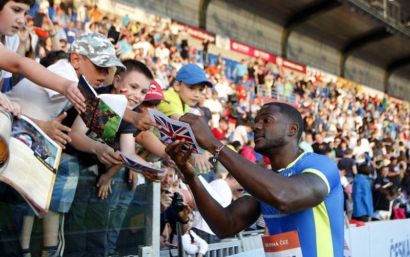 Zlatá tretra Ostrava 2014. Justin Gatlin.