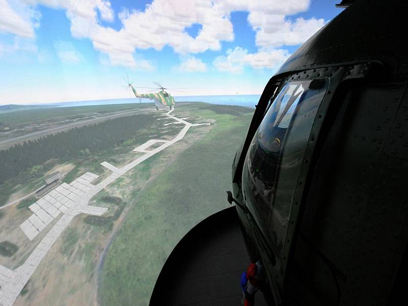 Unikátní simulátor rozšířeného ruského vrtulníku Mi-171, který bude sloužit k výcviku pilotů z celého světa, byl ve středu zprovozněn v budově firmy HTP Ostrava na mošnovském letišti.