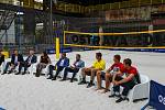 Tisková konference FIVB Světové série v plážovém volejbale J&T Banka Ostrava Beach Open, 27.května 2019 v Ostravě.